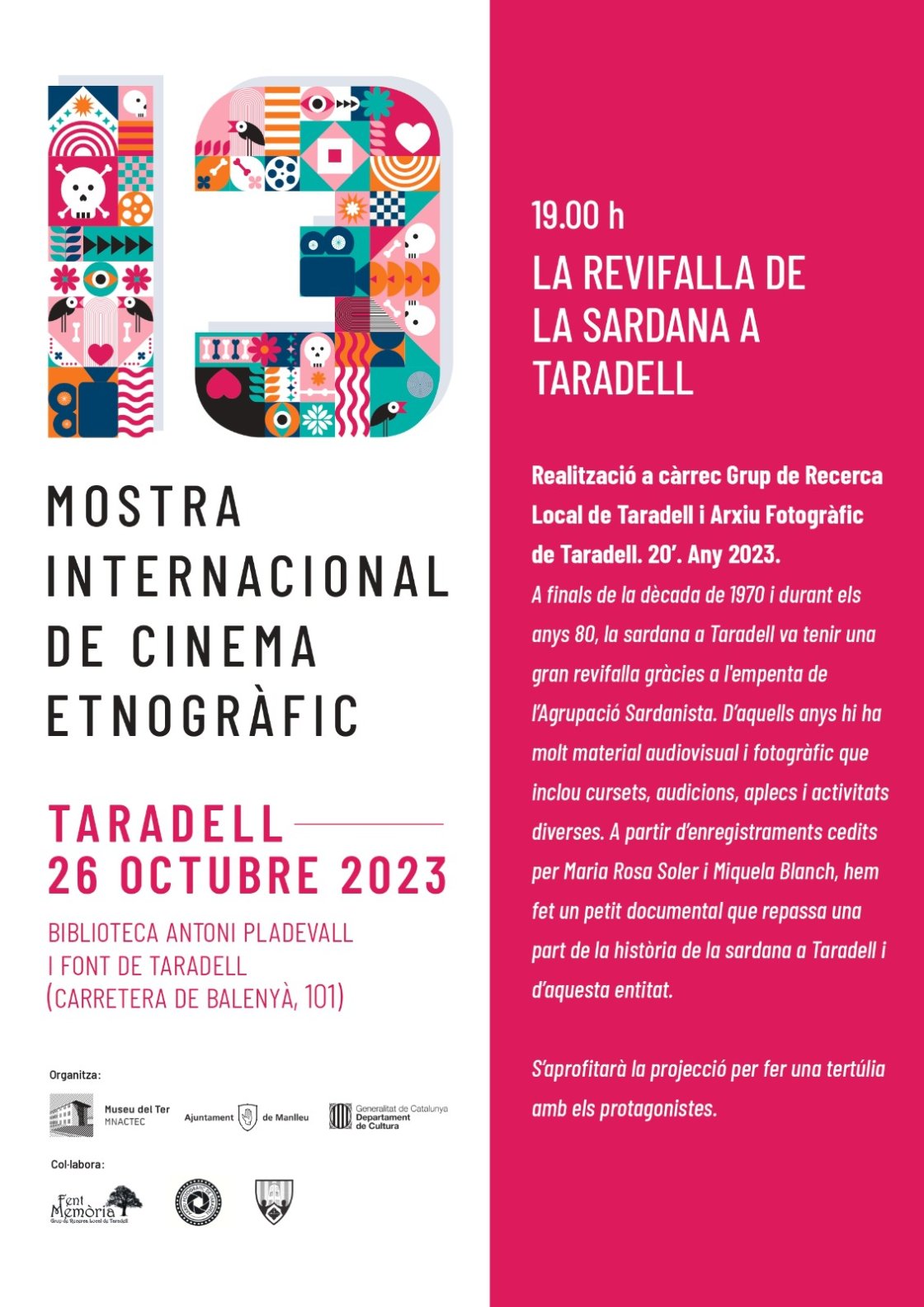 Cartell Cinema Etnogràfic 2023