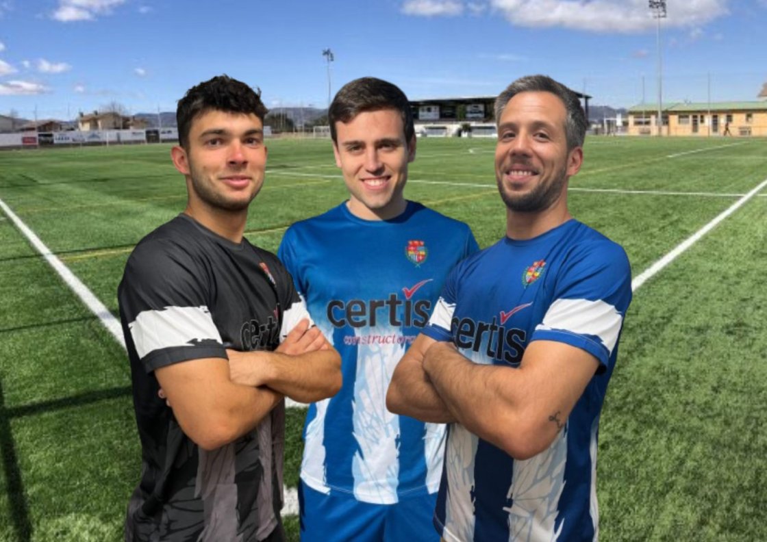 Oriol Vallmitjana, Gerard Piquer i Gerard Coronado - UD Taradell