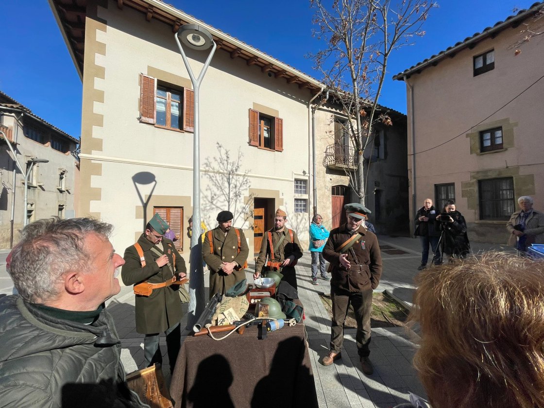 Recreació de la defensa de la Línia 4 l\'any 1939