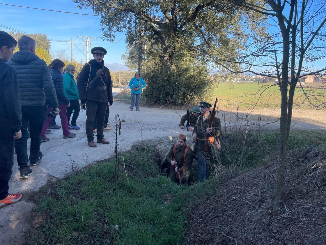 Recreació de la defensa de la Línia 4 l\'any 1939