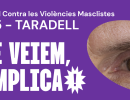 Actes a la Biblioteca amb motiu del 25N per reivindicar l'eliminació de les violències masclistes Actes a la Biblioteca amb motiu del 25N per reivindicar l'eliminació de les violències masclistes