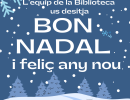 Horaris de la Biblioteca durant les Festes de Nadal 