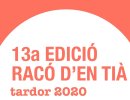 Inscripcions obertes per a la tretzena edició d'El Racó d'en Tià