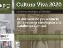 Cultura Viva 2020. IX Jornada de recerca etnològica a la Catalunya Central