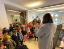 Visita dels infants de Sant Genís i Santa Agnès a l'Ajuntament de Taradell