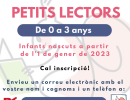 S’obren les inscripcions per a L’hora del conte – Petits lectors 