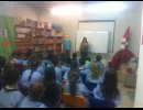 La Biblioteca visita l’escola Sant Genís i Santa Agnès de Taradell