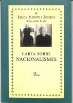 Carta sobre nacionalismes Ramon Masnou Carta sobre nacionalismes Ramon Masnou