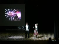 Presentadors, alumnes de 6è de primària