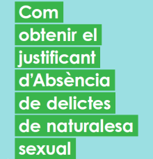 certificat d\'absència de delictes de naturalesa sexual