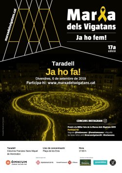 Cartell Marxa dels Vigatans 2019 _ Ràdio Taradell