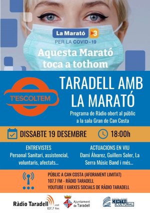 Cartell acte Marató Cartell acte Marató