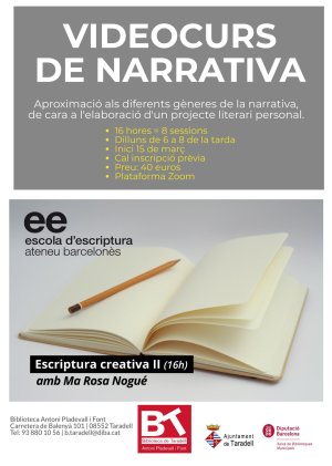 cartell escriptura creativa 2021