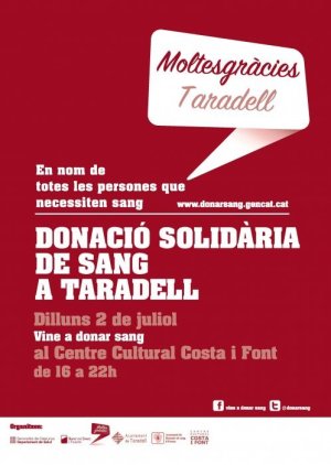 Donació solidària sang Donació solidària sang