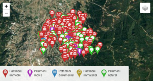 Mapa del Patrimoni Cultural de Taradell - Elaboració: Diputació de Barcelona