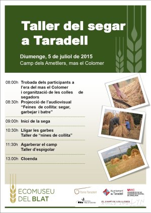 Taller del segar 2015 Taller del segar 2015