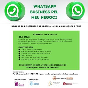 WhatsApp Business pel meu negoci