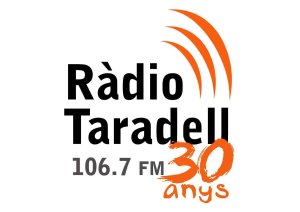 Logotip dels 30 anys de Ràdio Taradell.