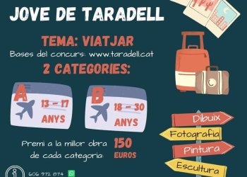 Es convoca la tercera edició del Concurs d'Art Jove de Taradell Es convoca la tercera edició del Concurs d'Art Jove de Taradell