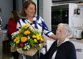 Carme Noguera, veïna de Taradell, fa 112 anys Carme Noguera, veïna de Taradell, fa 112 anys