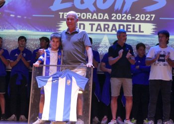La UD Taradell homenatja Jordi Peipoch i Joan Canó per la seva trajectòria al club