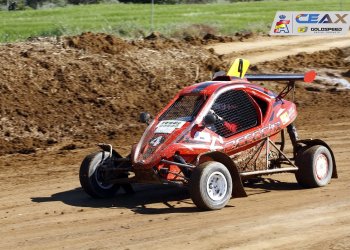 Aleix Costa, segon a Osca en una prova del Campionat d'Espanya d'autocròs