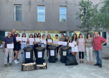 FOTOS. Alumnes de l'Institut participen en el projecte 'Avancem cap al residu zero'