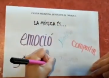 El vídeo de l'Escola de Música per acomiadar el curs