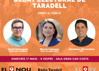 VÍDEO i ÀUDIO. Aquí podràs veure i escoltar el debat electoral de Taradell