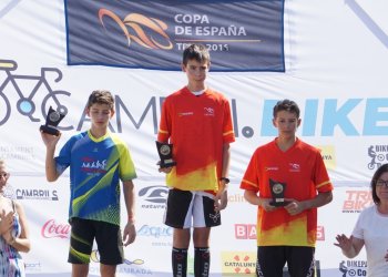 Jordi Tulleuda es proclama campió de la Copa Espanya de bicitrial en Infantil