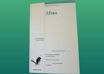 Eloi Creus publica el poemari premiat ''Afrau''