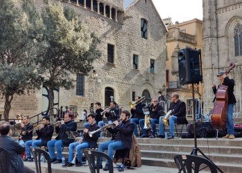 VÍDEO. Actuació dels Lluïsos a la plaça de la Catedral de Barcelona