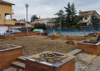 Comencen les obres de remodelació de la plaça Torras i Bages
