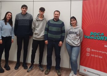 Els tres joves ''influencers'' de la campanya ''Poca vergonya''