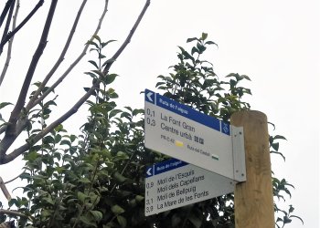 Es comença a senyalitzar la Ruta de l'Aigua Es comença a senyalitzar la Ruta de l'Aigua