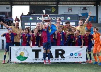 El Barça revalida el títol del TAR U11 Promises davant un combatiu Sevilla (3-1)