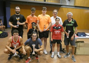 Ignasi Arranz guanya la 20a edició del Torneig de Festa Major de Tennis Taula