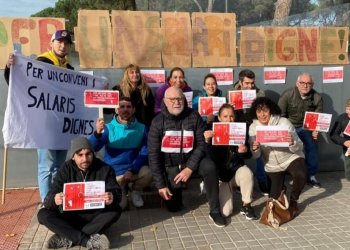 L'EAS Taradell tanca un dia per la vaga dels treballadors