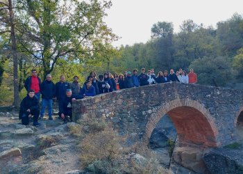 Estudiants d'Història de la UAB visiten el conjunt històric del Molí dels Sors