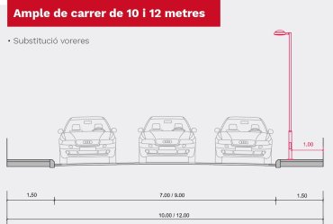 Proposta 1 - Ample de carrer de 10 i 12m