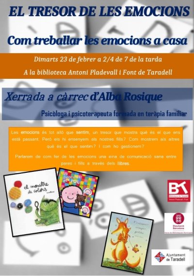 Xerrada d'Alba Rosique a la Biblioteca de Taradell sobre les emocions