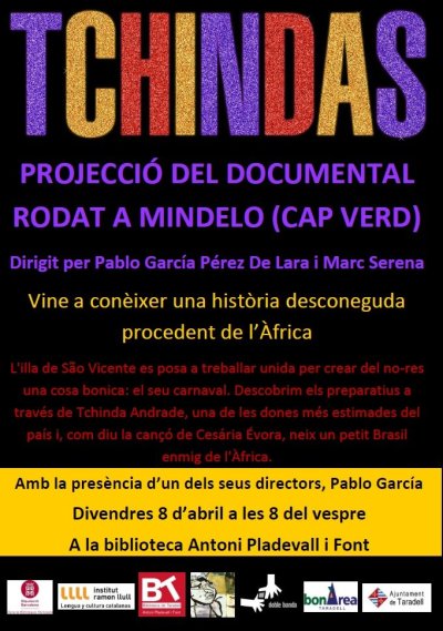 Projecció del documental 'Tchindas' a la Biblioteca de Taradell