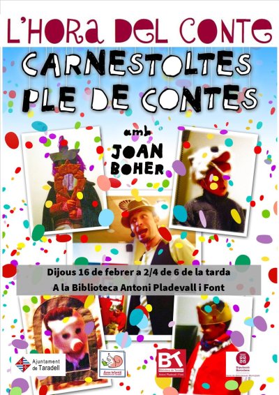 'Un carnestoltes ple de contes' a la Biblioteca de Taradell