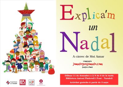 'Explica'm un Nadal' a l'Hora del conte del mes de desembre 'Explica'm un Nadal' a l'Hora del conte del mes de desembre