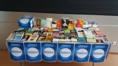 Venda solidària de llibres a la Biblioteca per La Marató de TV3 Venda solidària de llibres a la Biblioteca per La Marató de TV3