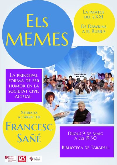 Francesc Sañé parlarà sobre els memes a la Biblioteca