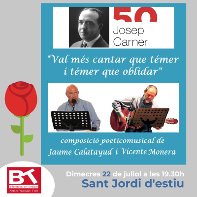 2020 07 22 Jaume Calatayud Josep Carner