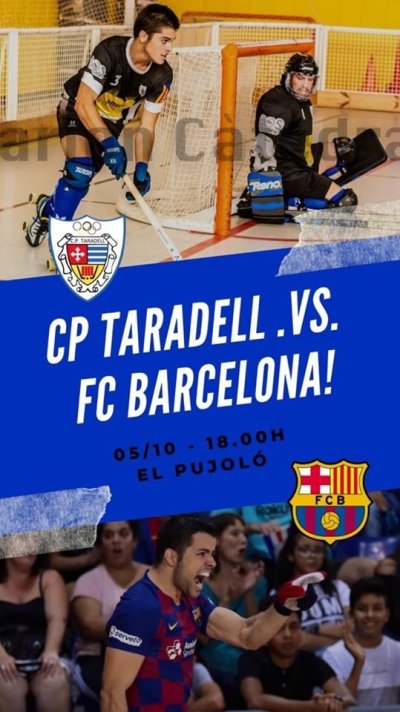 Cartell CP Taradell-Barça