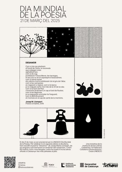 La Biblioteca de Taradell s'adhereix al Dia Mundial de la Poesia