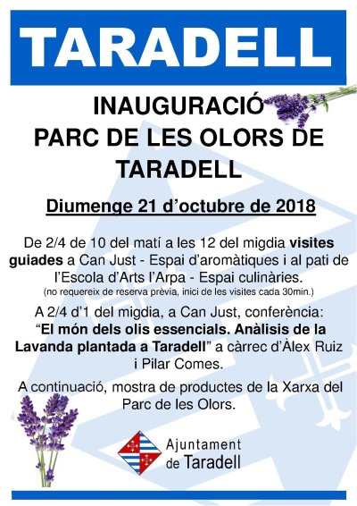 AROMES DE TARADELL inauguracio parc v1 [solo lectura] [Modo de compatibilidad]